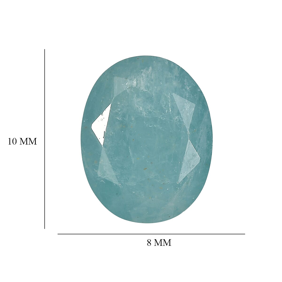 Grandidierite (Ovl 10x8 mm) 2.30 ctw