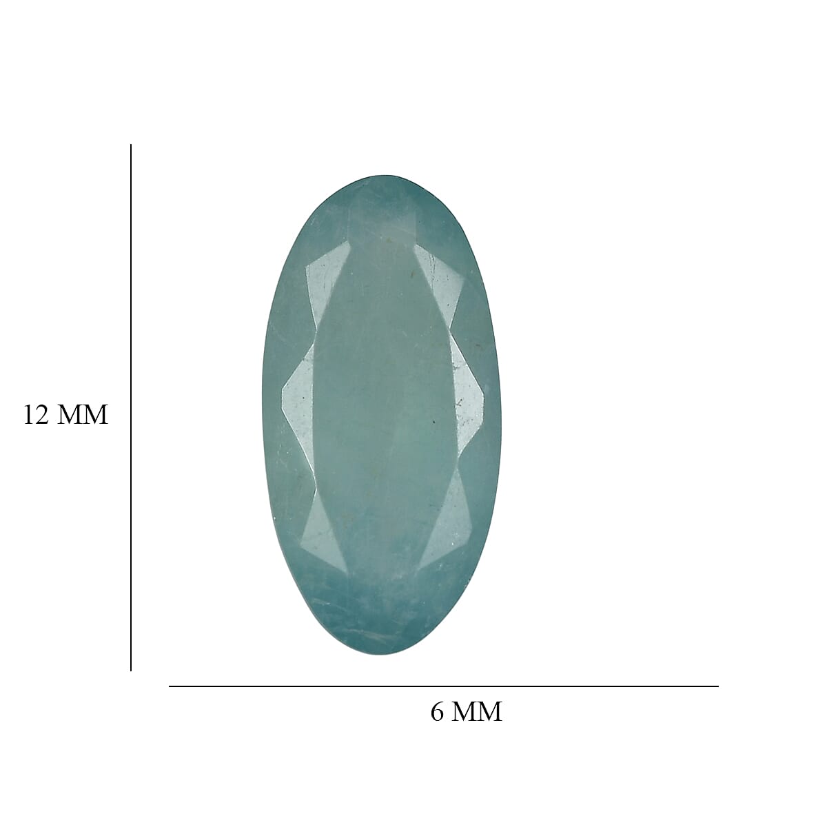 Grandidierite (Ovl 12x6 mm) 1.72 ctw