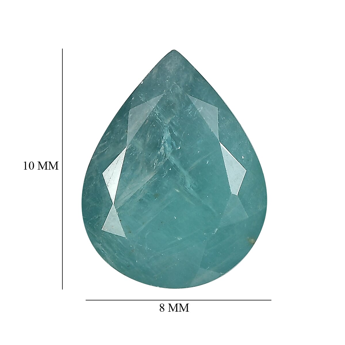 AA Grandidierite (Pear 10x8 mm) 1.98 ctw image number 4
