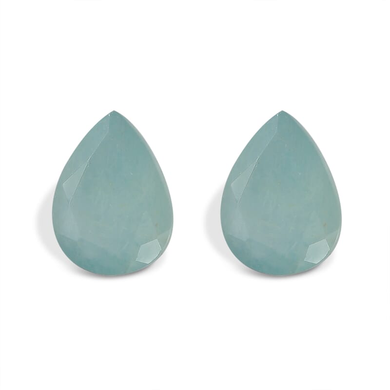 Grandidierite Set of 2 (Pear 8x6 mm) 1.88 ctw