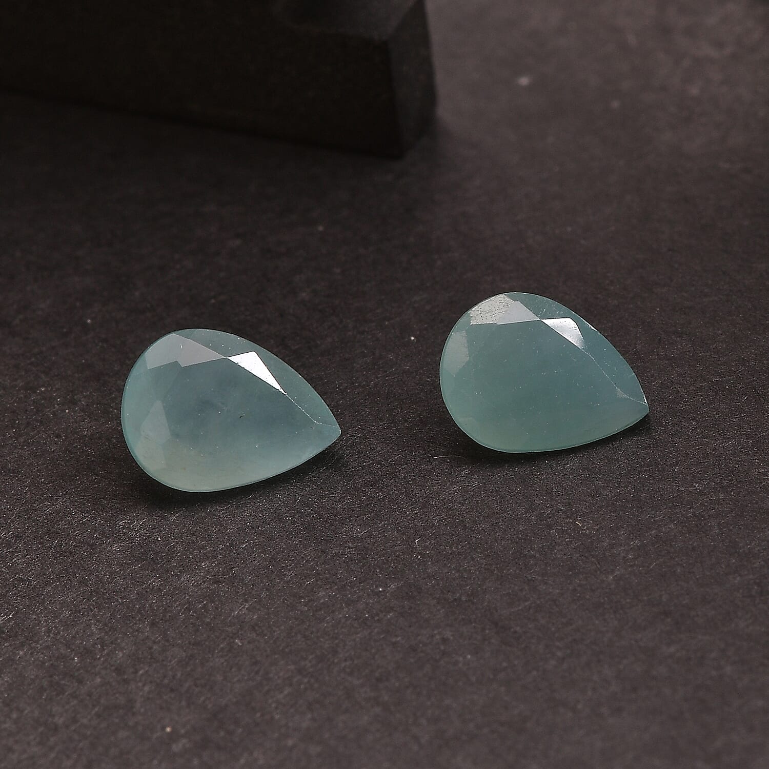 Grandidierite Set of 2 (Pear 8x6 mm) 1.88 ctw