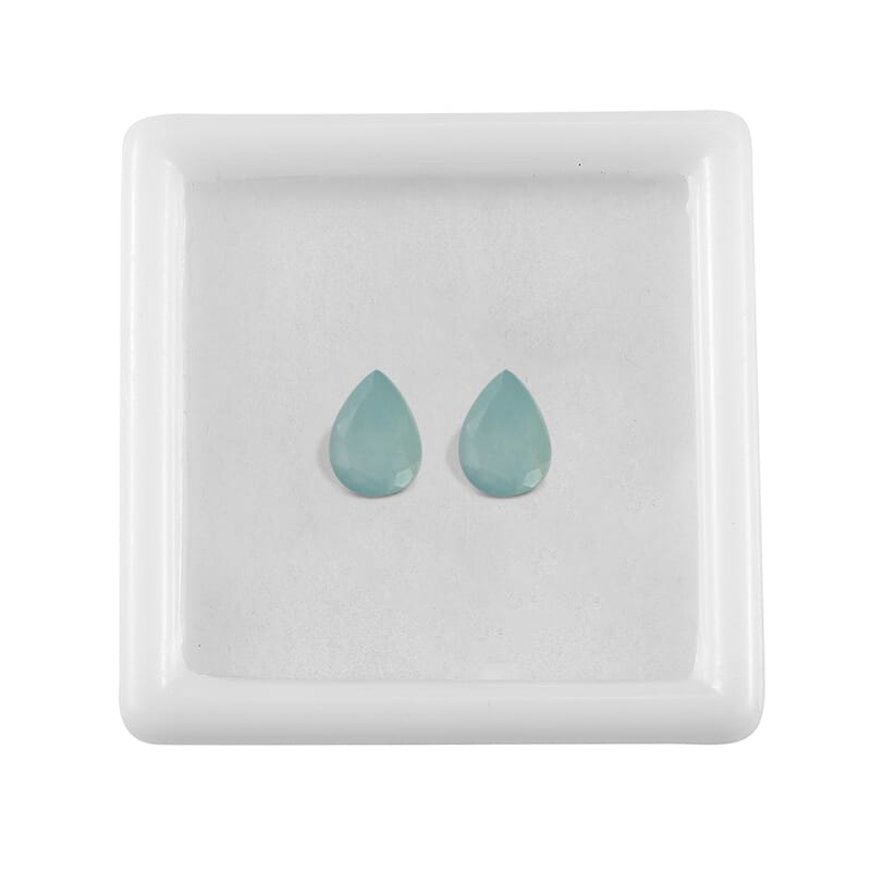 Grandidierite Set of 2 (Pear 8x6 mm) 1.88 ctw