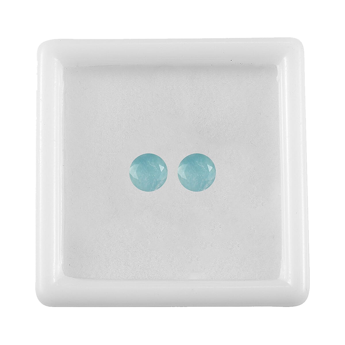 Grandidierite Set of 2 (Rnd 5.5 mm) 1.28 ctw