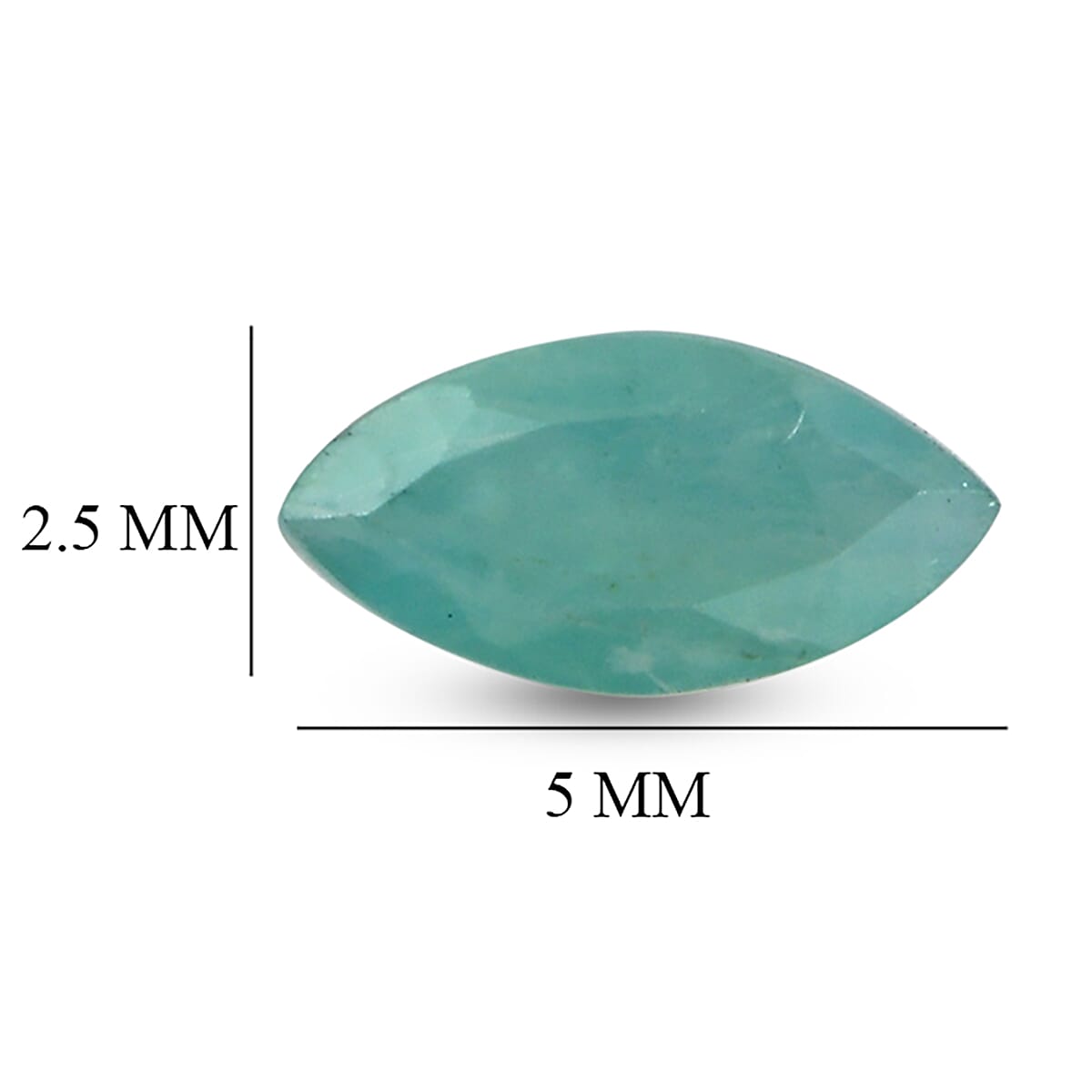Grandidierite (Mrq 5x2.5 mm) 0.68 ctw