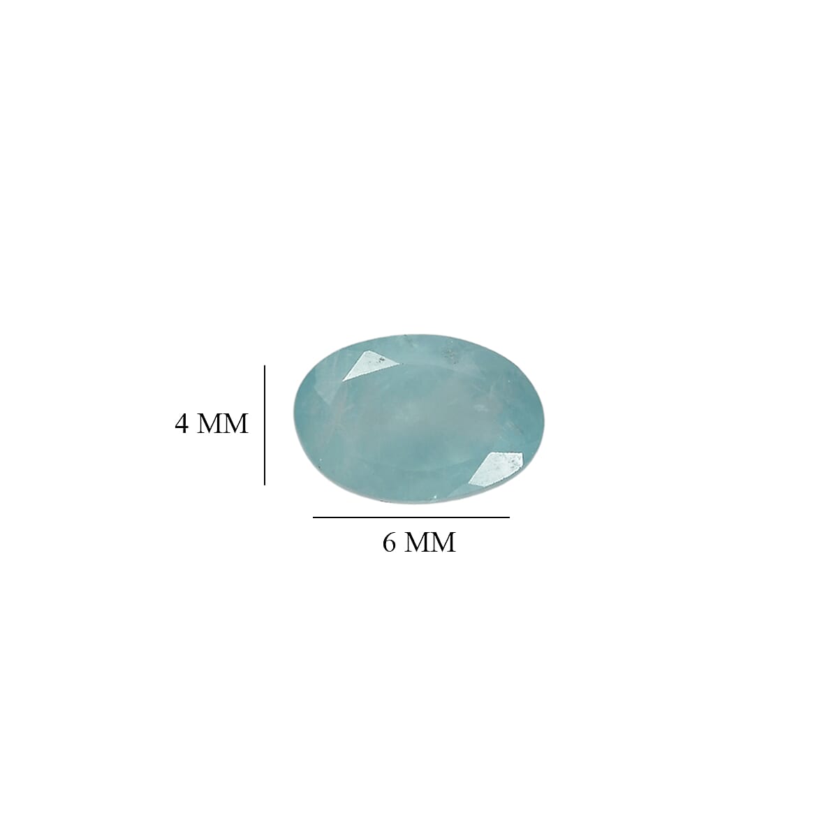 Grandidierite (Ovl 6x4 mm) 1.22 ctw