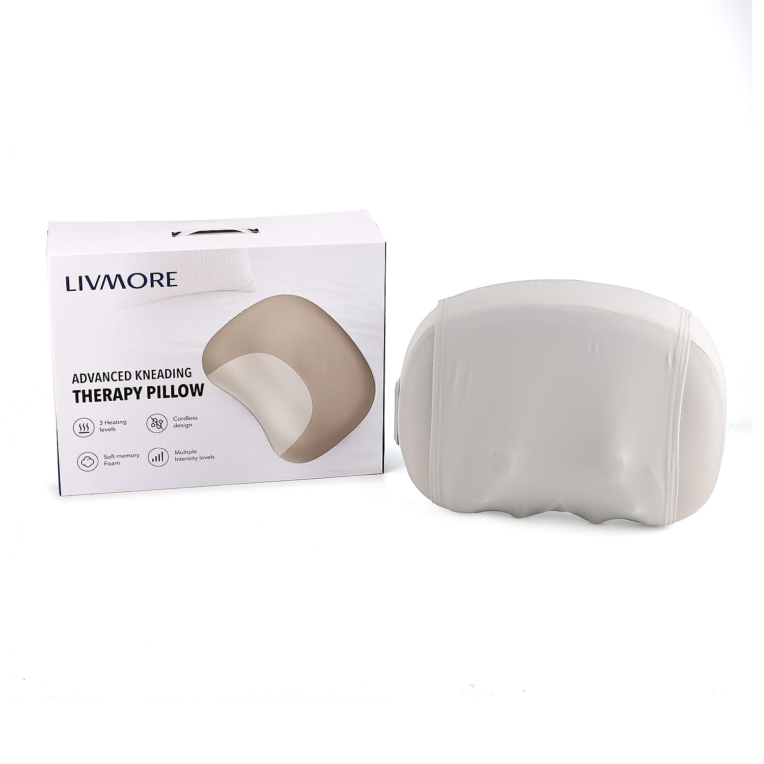 Luxury Memory Foam Sleeping Kneading Massage Pillow