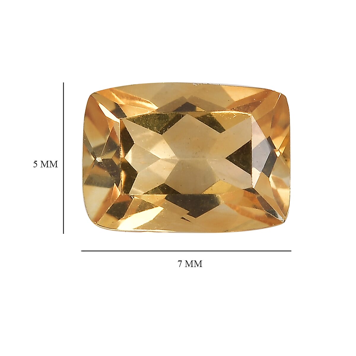 Brazilian Citrine (Cush 7x5 mm) 0.76 ctw