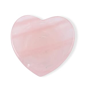 Rose Quartz Heart Phone Holder (50x50mm) 150.00 ctw