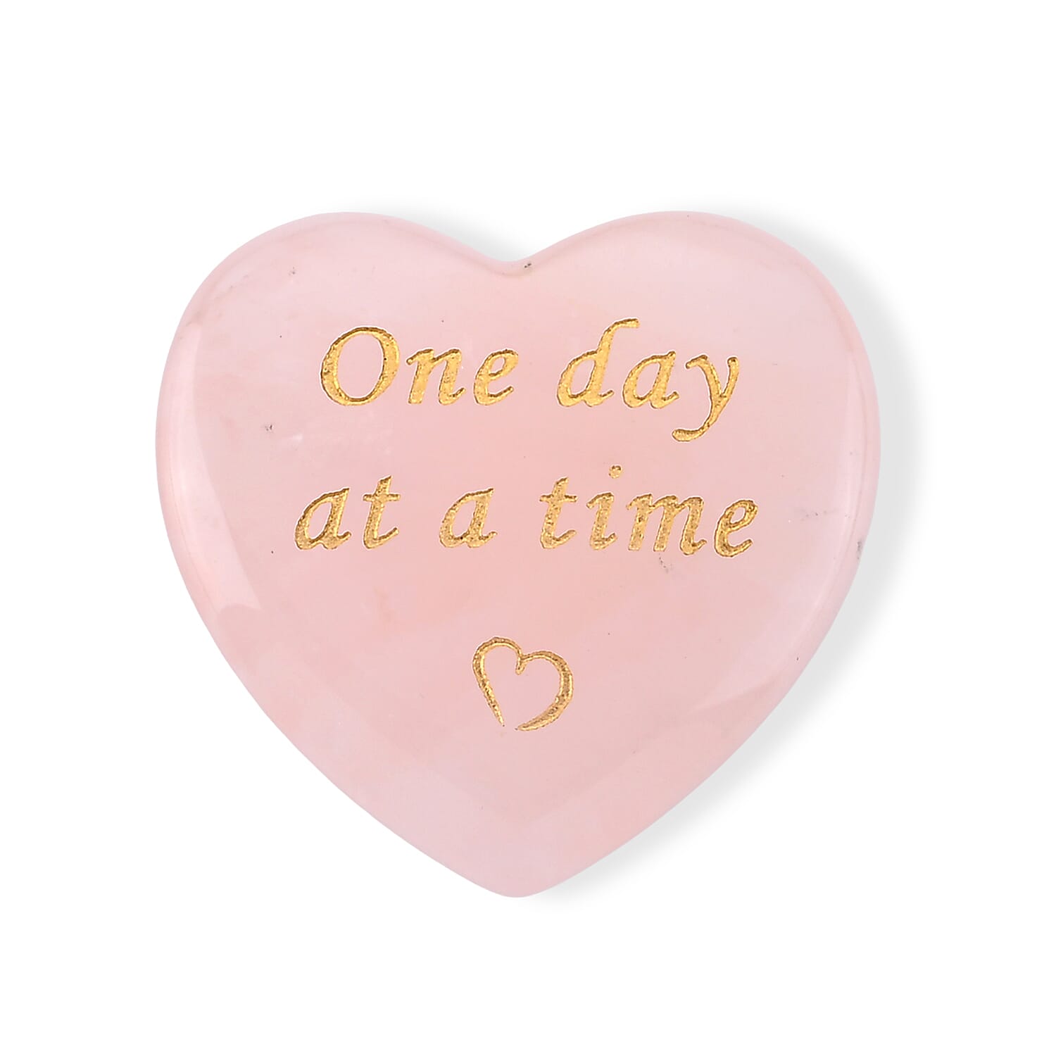 Rose Quartz Heart Decor (40x40mm) 125.00 ctw