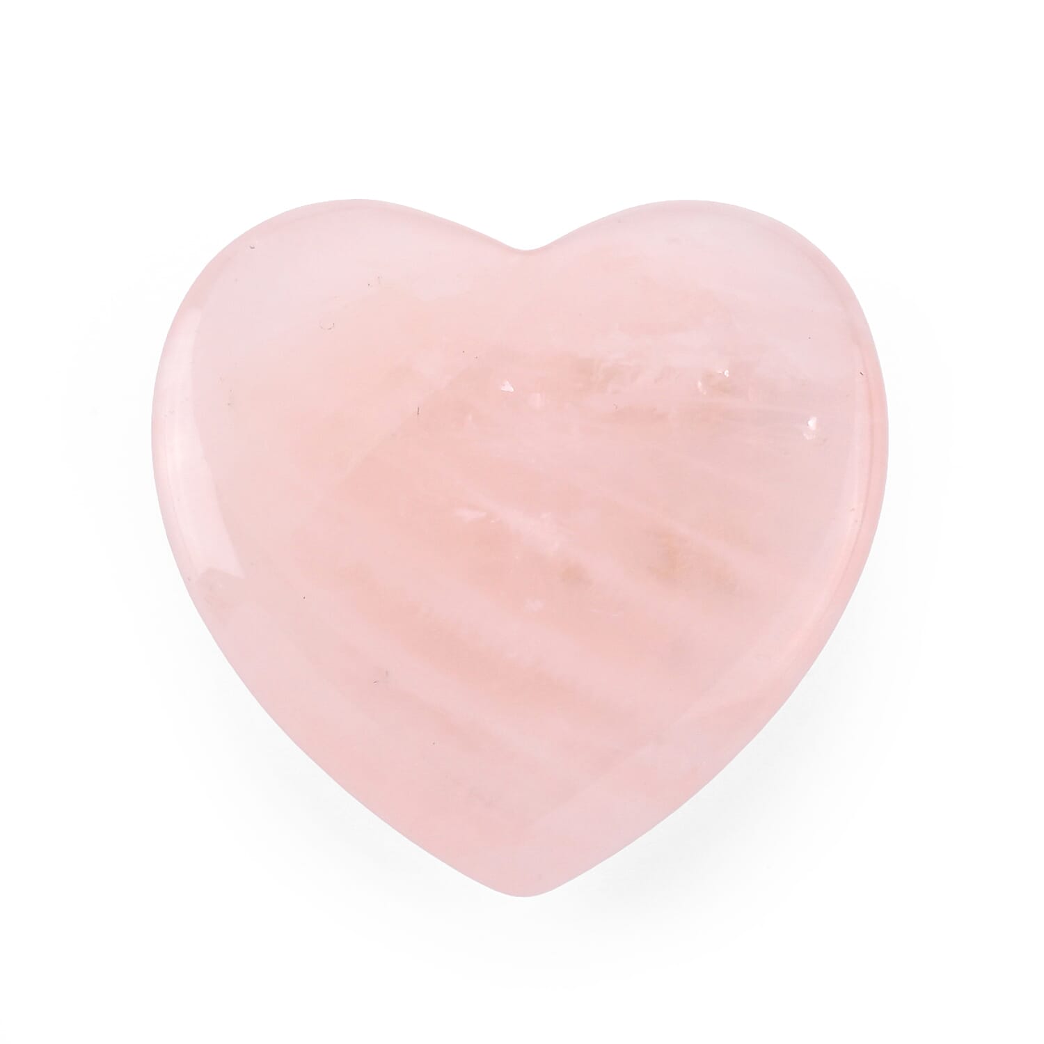 Rose Quartz Heart Decor (40x40mm) 125.00 ctw