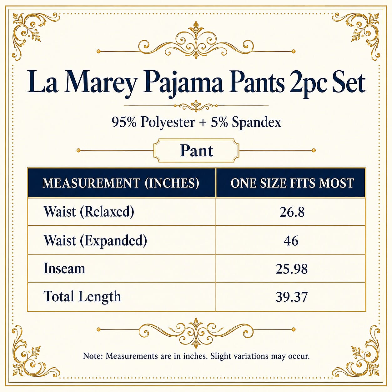 La Marey - Set of 2 pcs Pajama Pants, 1pc Printed and 1pc Ombre Dyeing - Black - One Size Fits Most