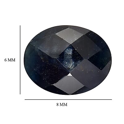 Midnight Sapphire (Ovl 8x6 mm) 1.14 ctw