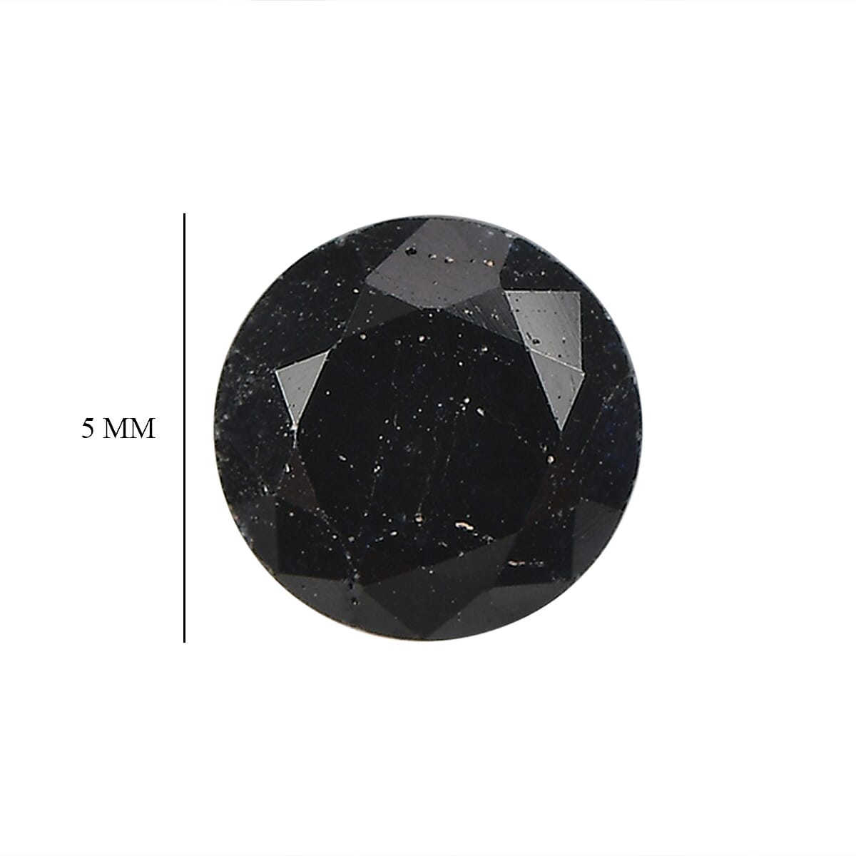 Midnight Sapphire (Rnd 5 mm) 1.18 ctw