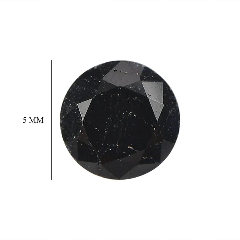 Midnight Sapphire (Rnd 5 mm) 1.18 ctw