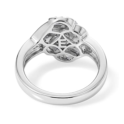 EverTrue Diamond 0.20 ctw Ring in Platinum Bond (Size 5.0)