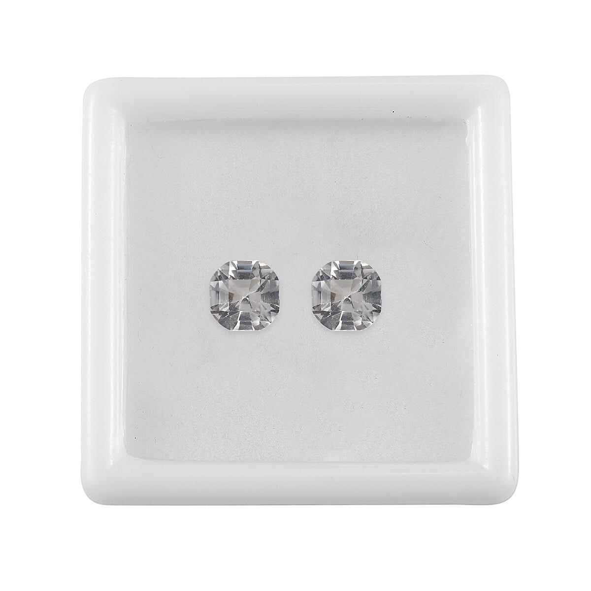 White Topaz (Cush 6x6 mm) 1.86 ctw