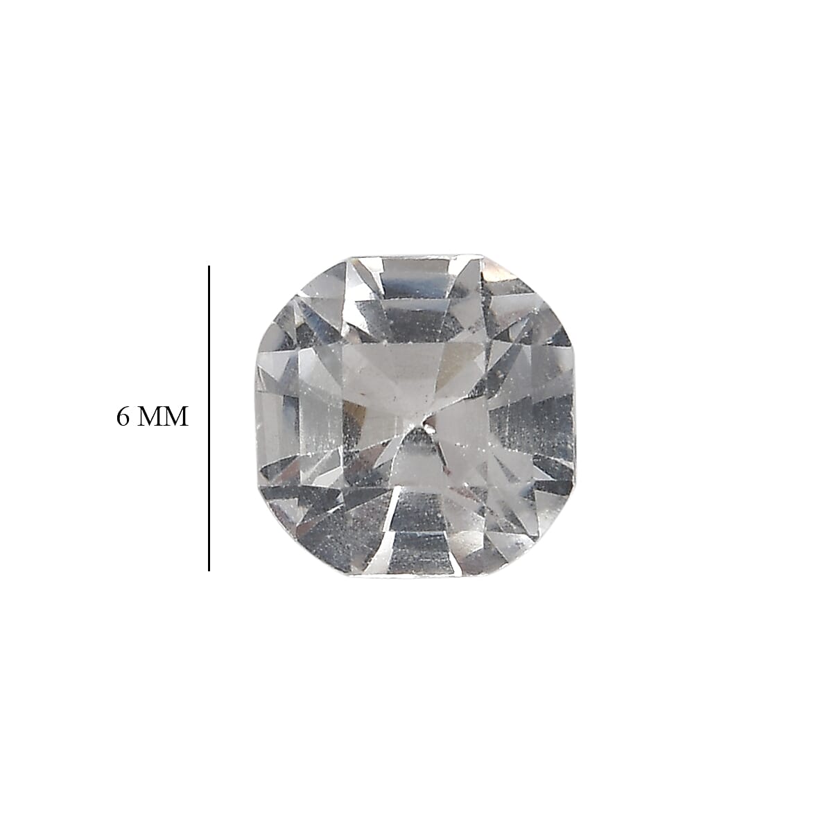 White Topaz (Cush 6x6 mm) 1.86 ctw