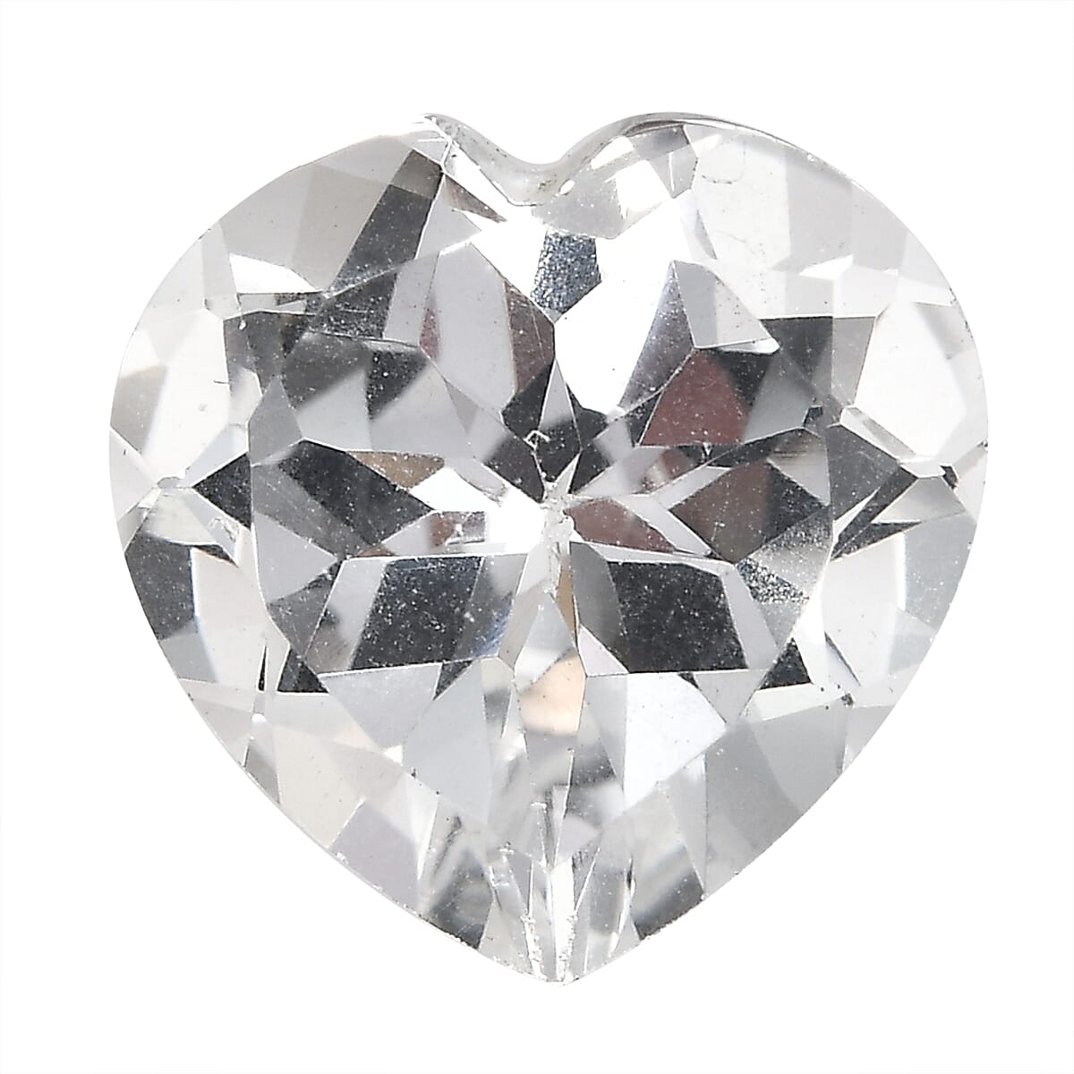 White Topaz (Hrt 12 mm) 6.04 ctw
