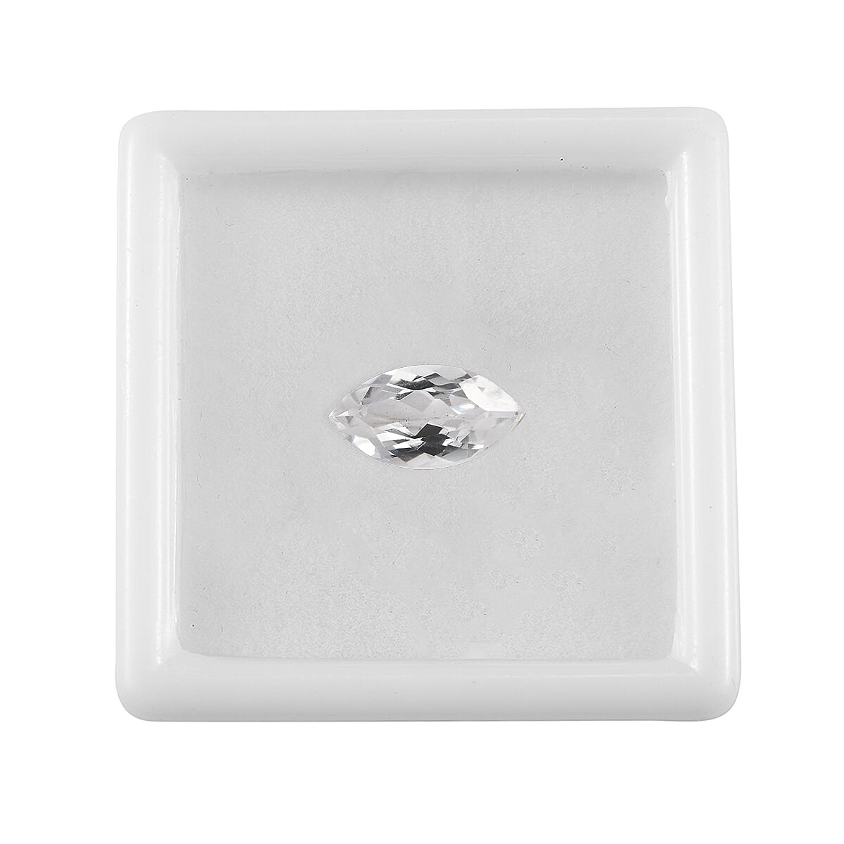 White Topaz (Mrq 10x5 mm) 1.12 ctw