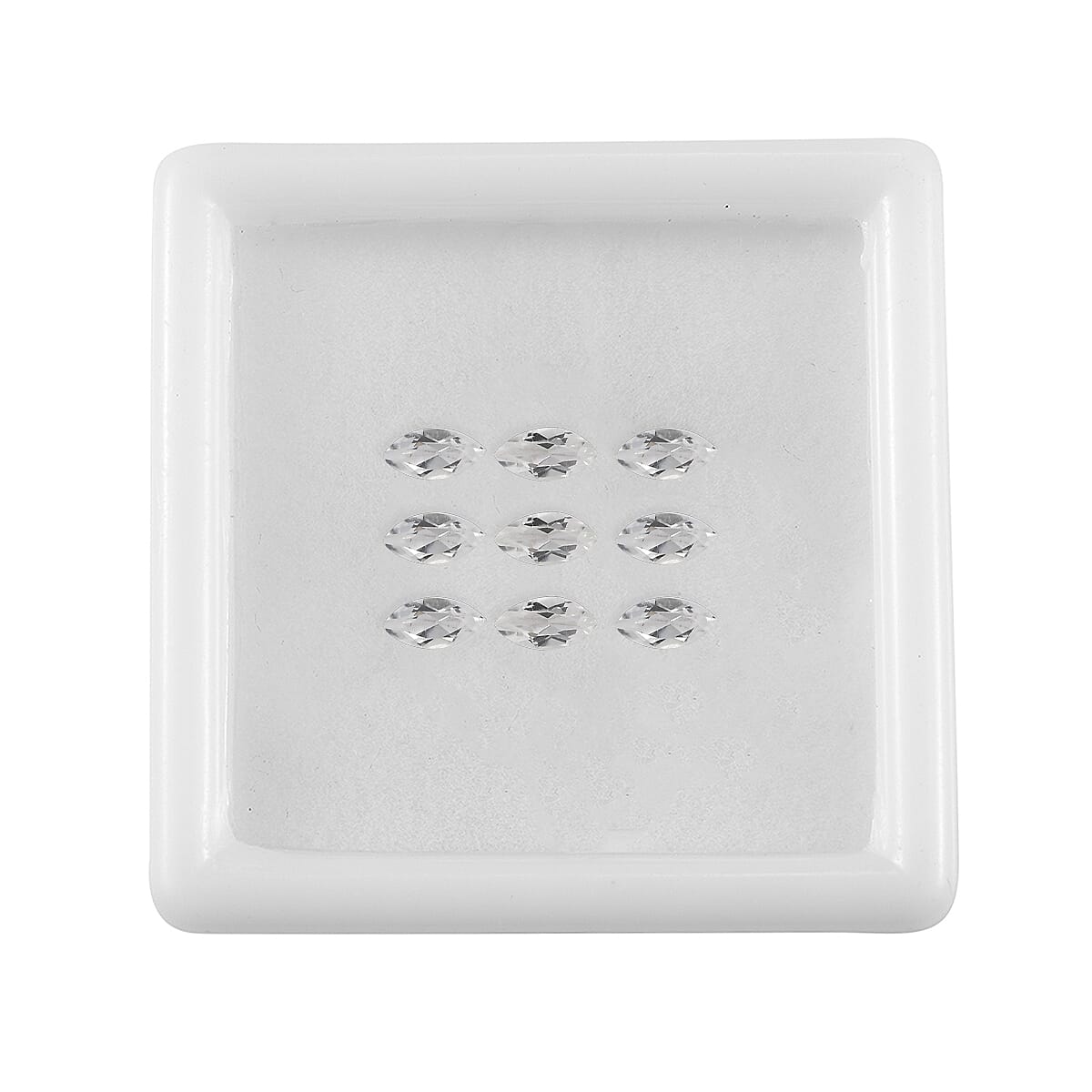 White Topaz (Mrq 6x3 mm) 2.57 ctw