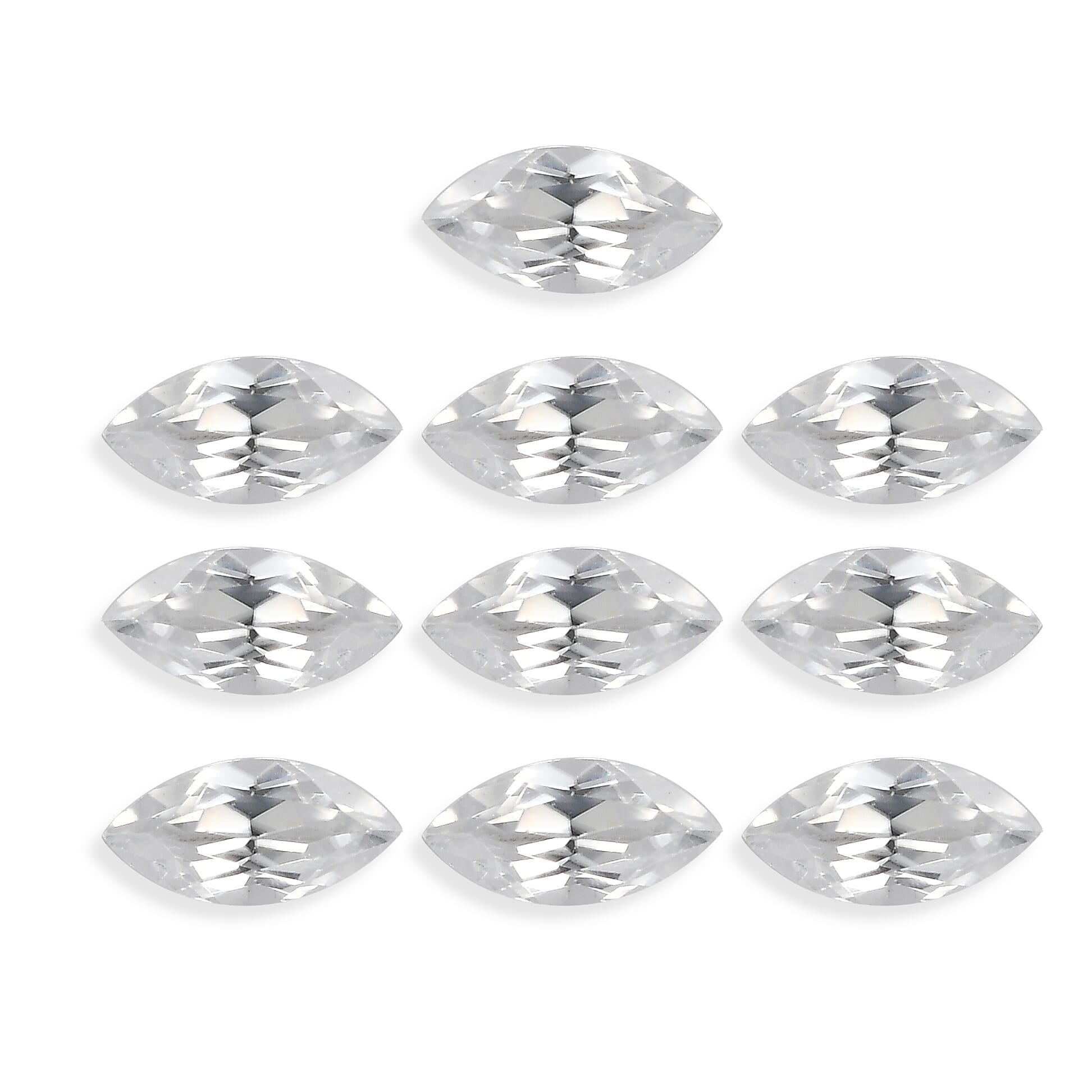 White Topaz (Mrq 7x3.5 mm) 4.58 ctw