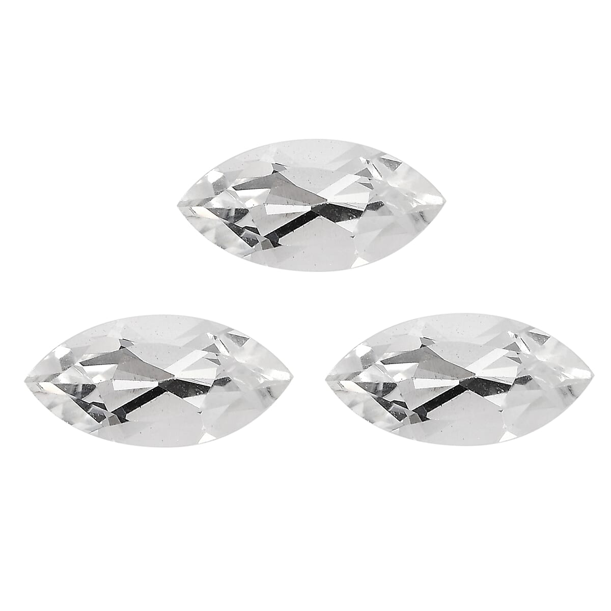 White Topaz (Mrq 9x4.5 mm) 2.31 ctw