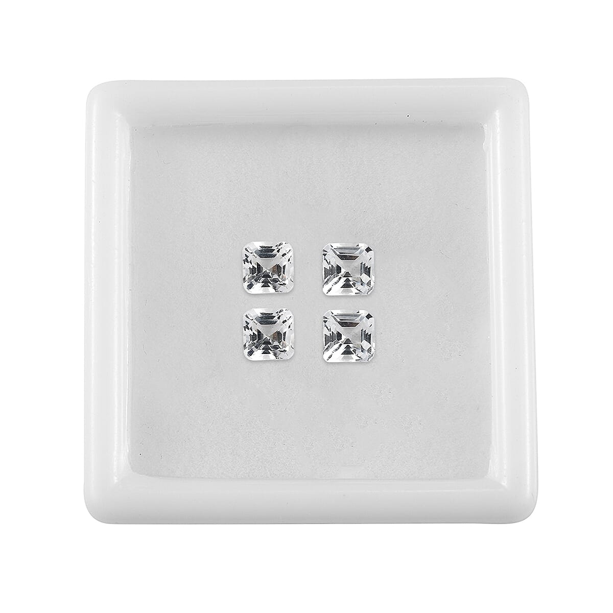 White Topaz (Oct 4x4 mm) 1.21 ctw