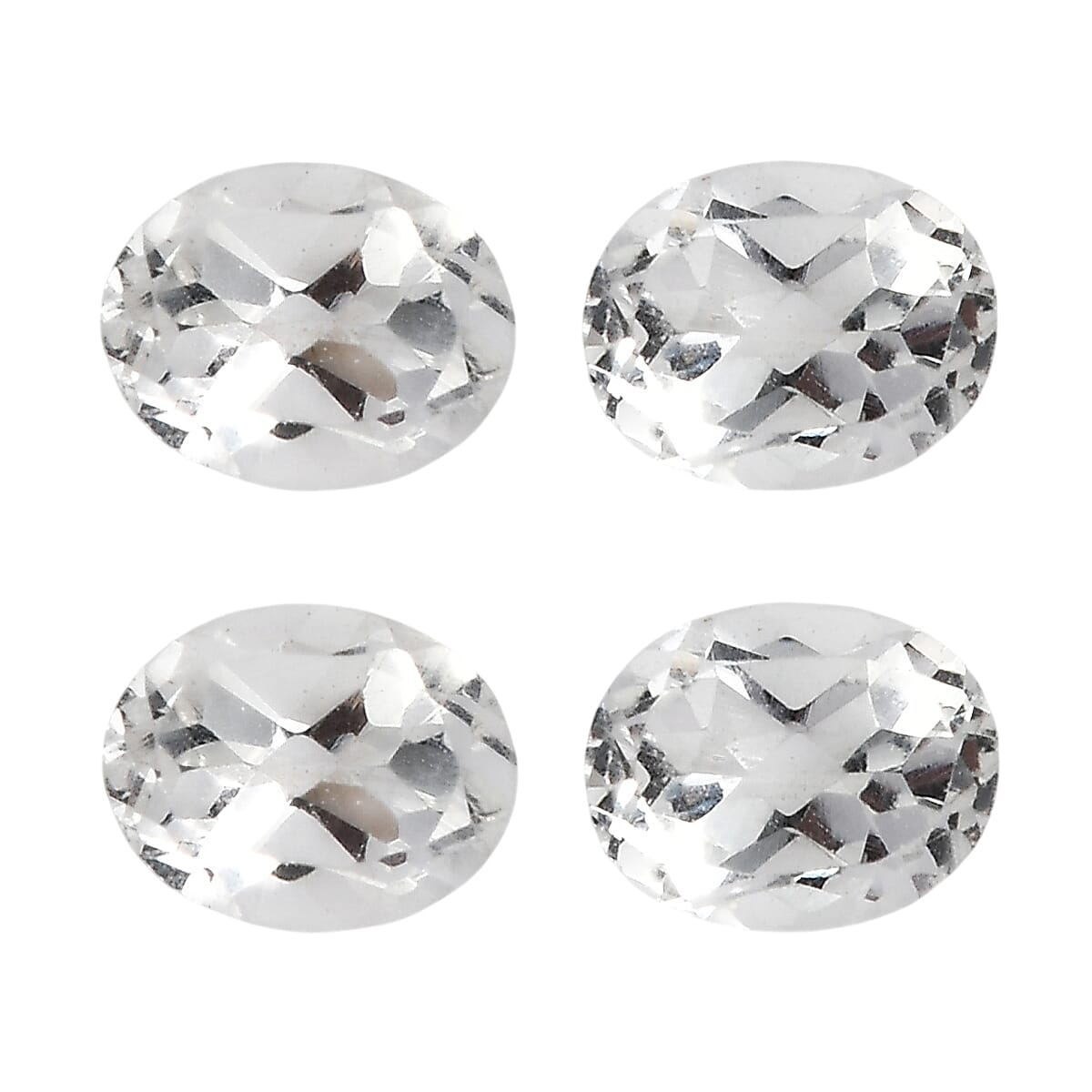 White Topaz (Ovl 5x4 mm) 1.43 ctw