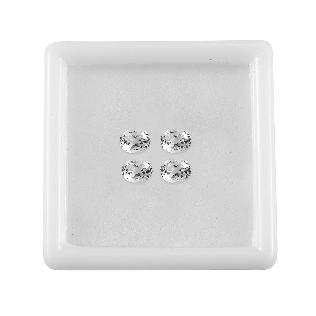 White Topaz (Ovl 5x4 mm) 1.43 ctw