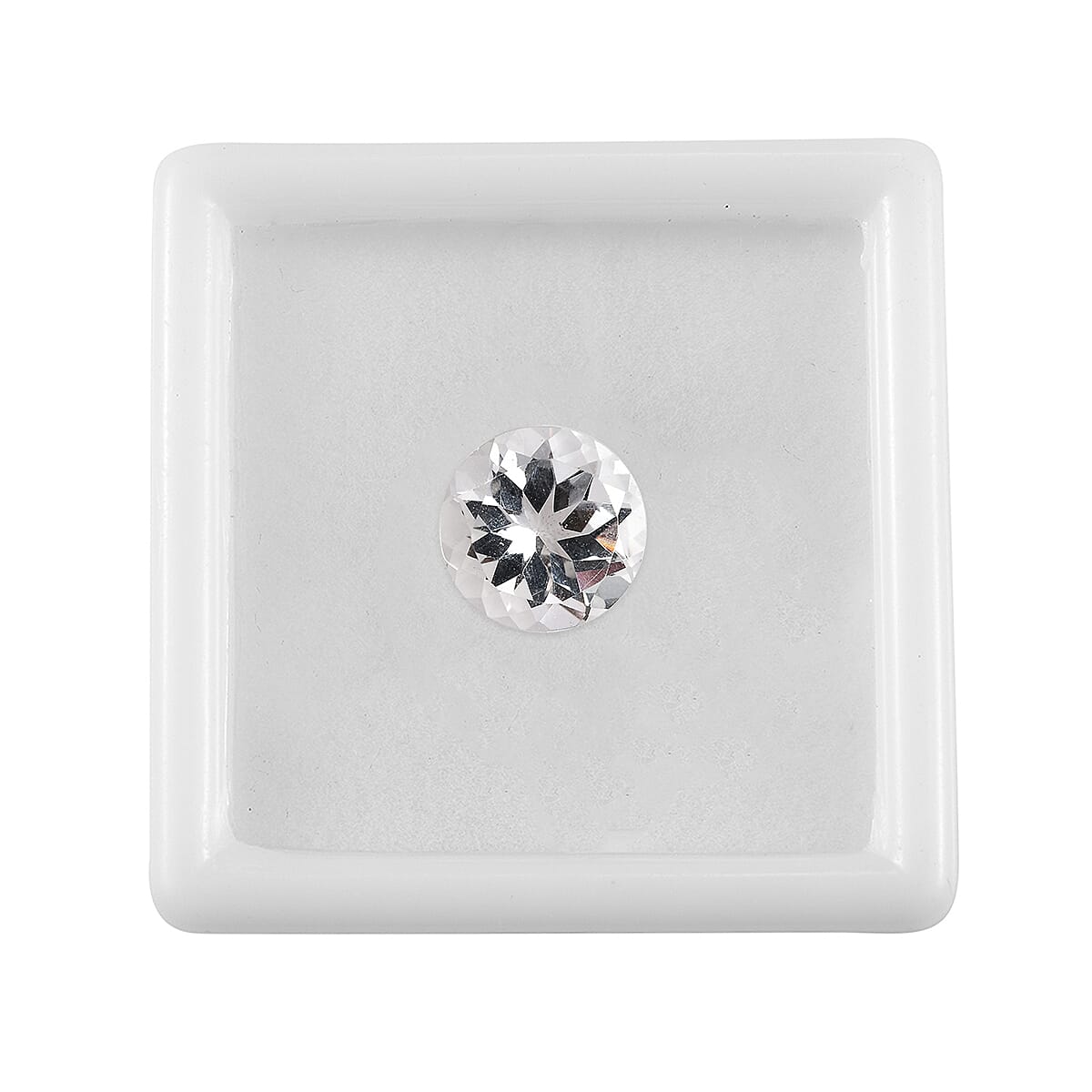 White Topaz (Rnd 10 mm) 4.46 ctw