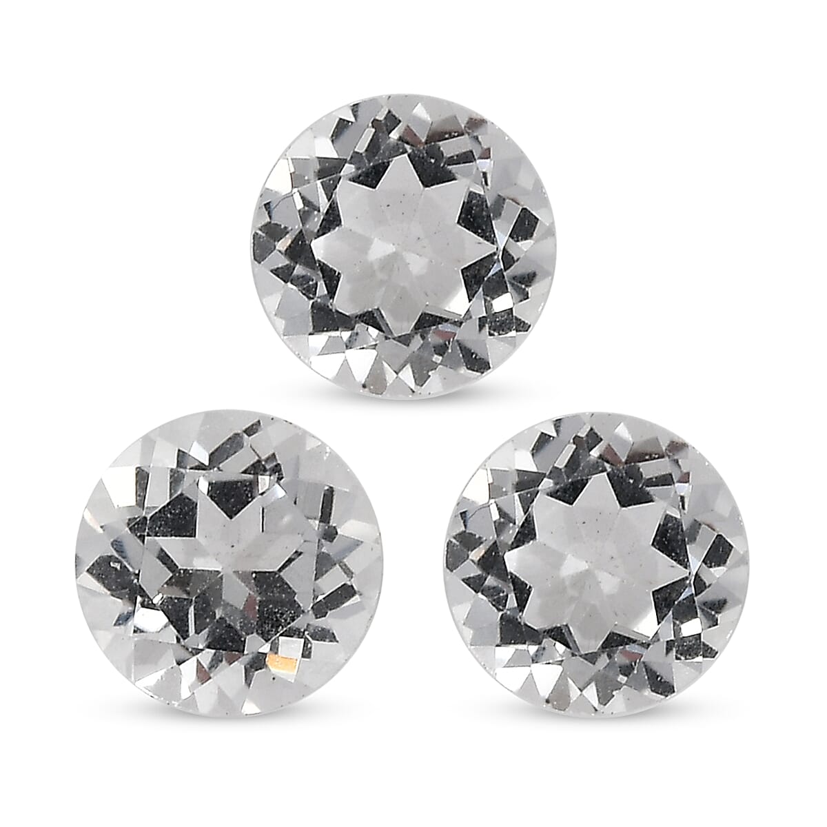 White Topaz (Rnd 4.5 mm) 1.21 ctw