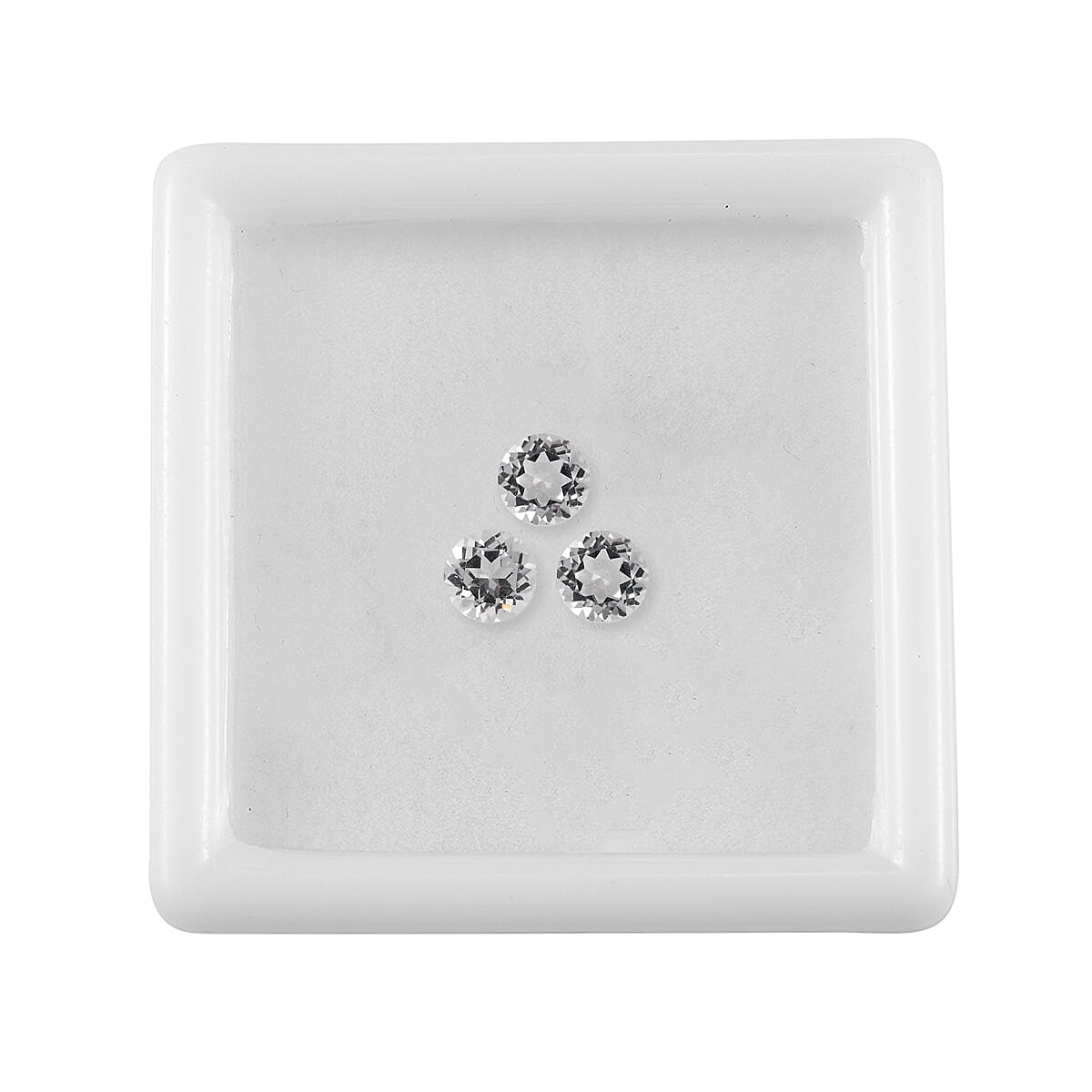 White Topaz (Rnd 4.5 mm) 1.21 ctw