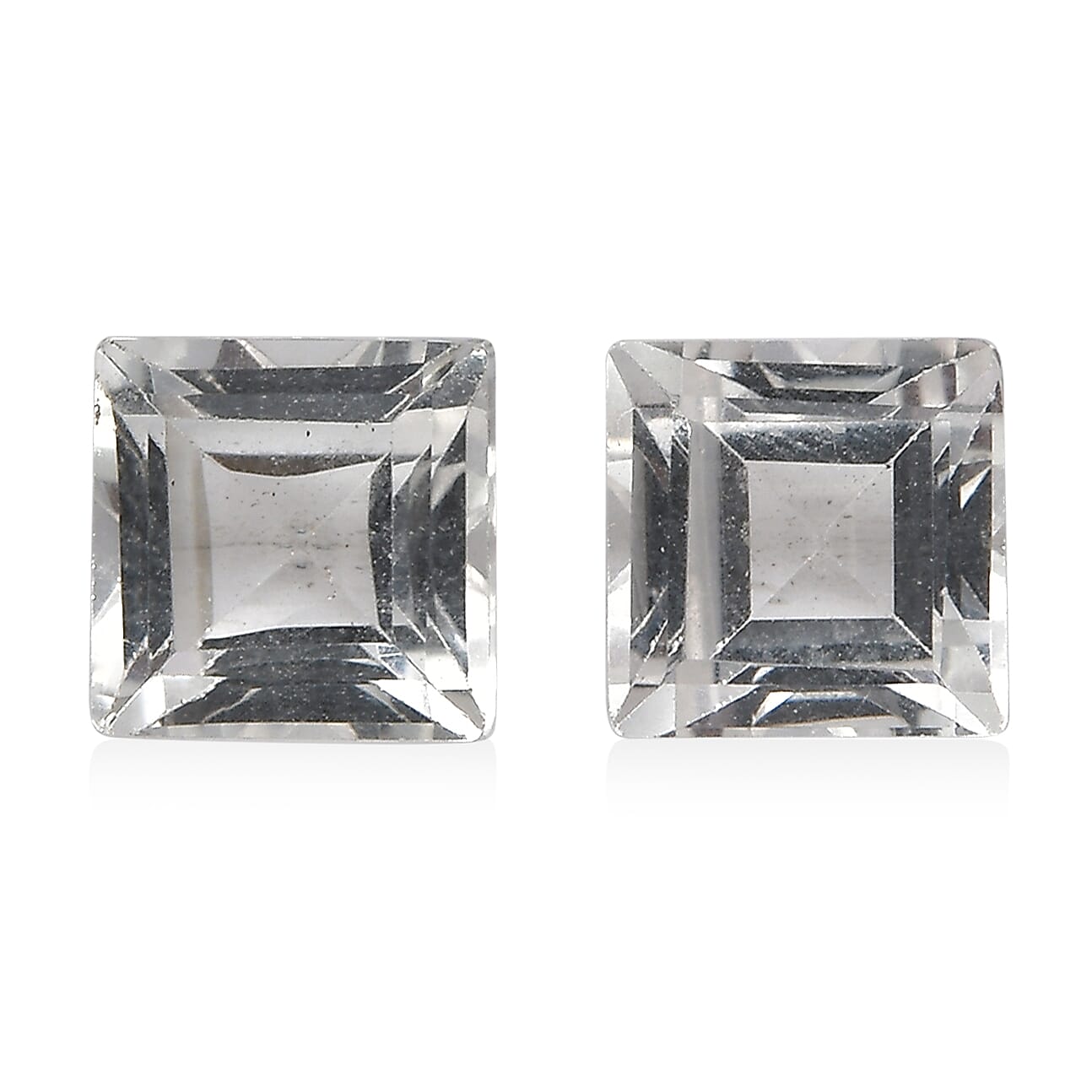 AA White Topaz (Sqr 4.5 mm) 1.13 ctw