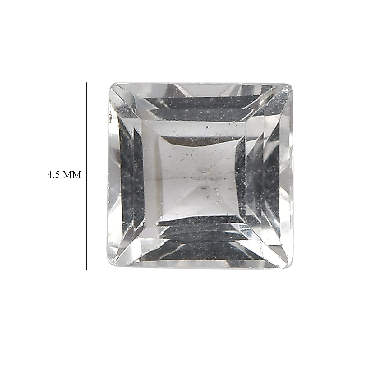 AA White Topaz (Sqr 4.5 mm) 1.13 ctw