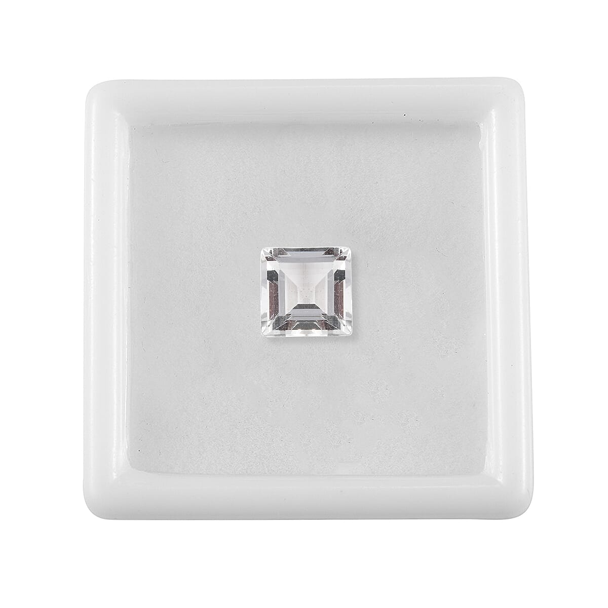 White Topaz (Sqr 8 mm) 2.70 ctw