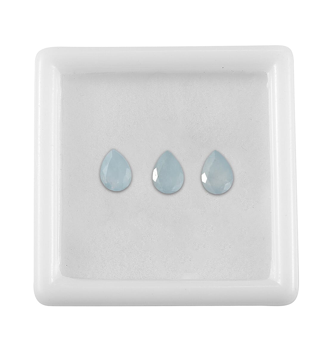 Milky Aquamarine (Pear 7x5 mm) 1.86 ctw