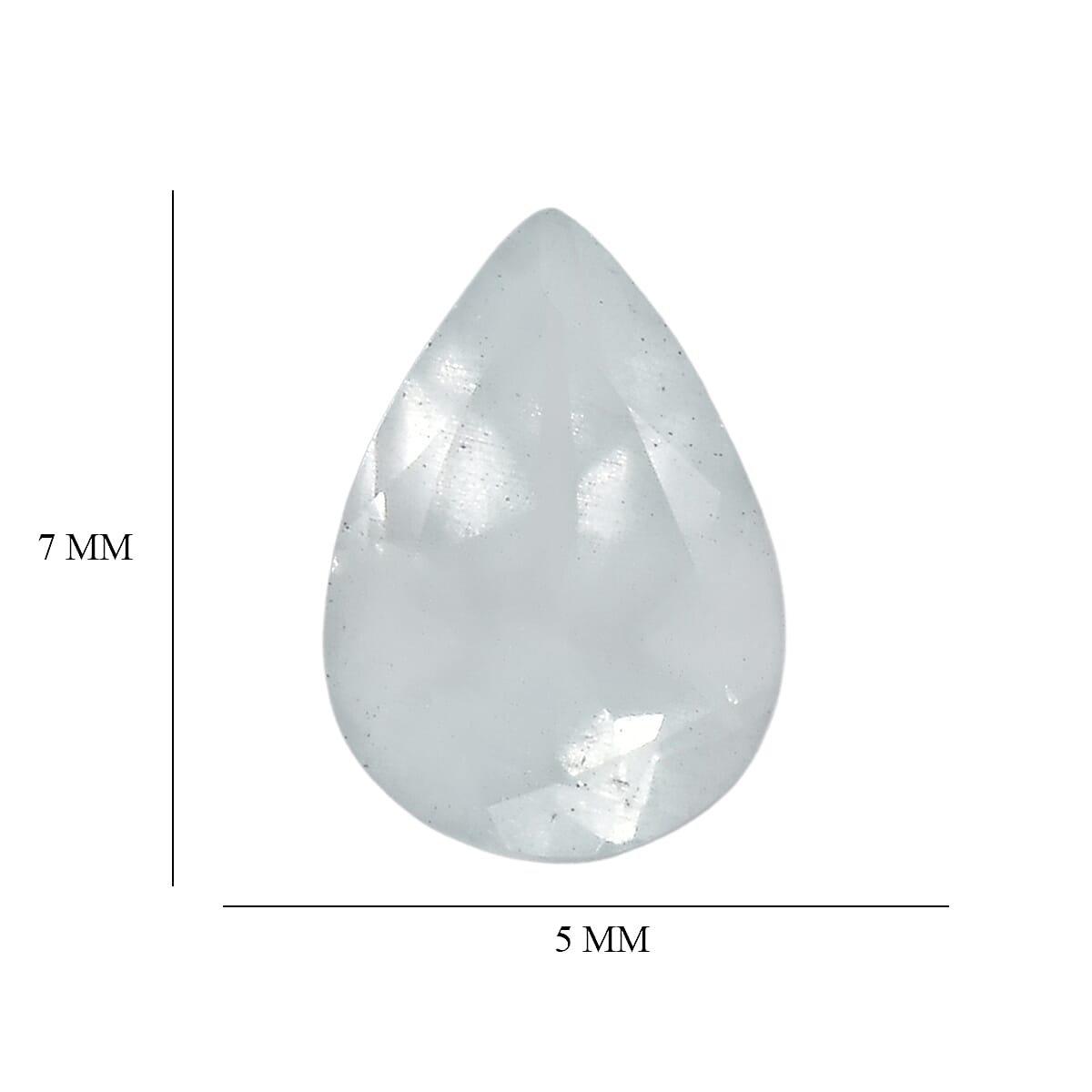 AA Milky Aquamarine (Pear 7x5 mm) 2.26 ctw