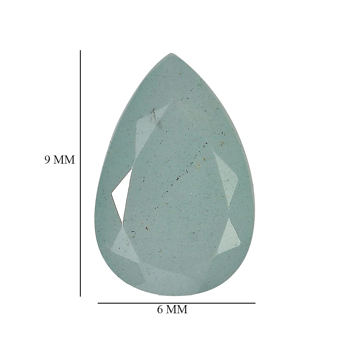 AA Milky Aquamarine (Pear 9x6 mm) 1.23 ctw