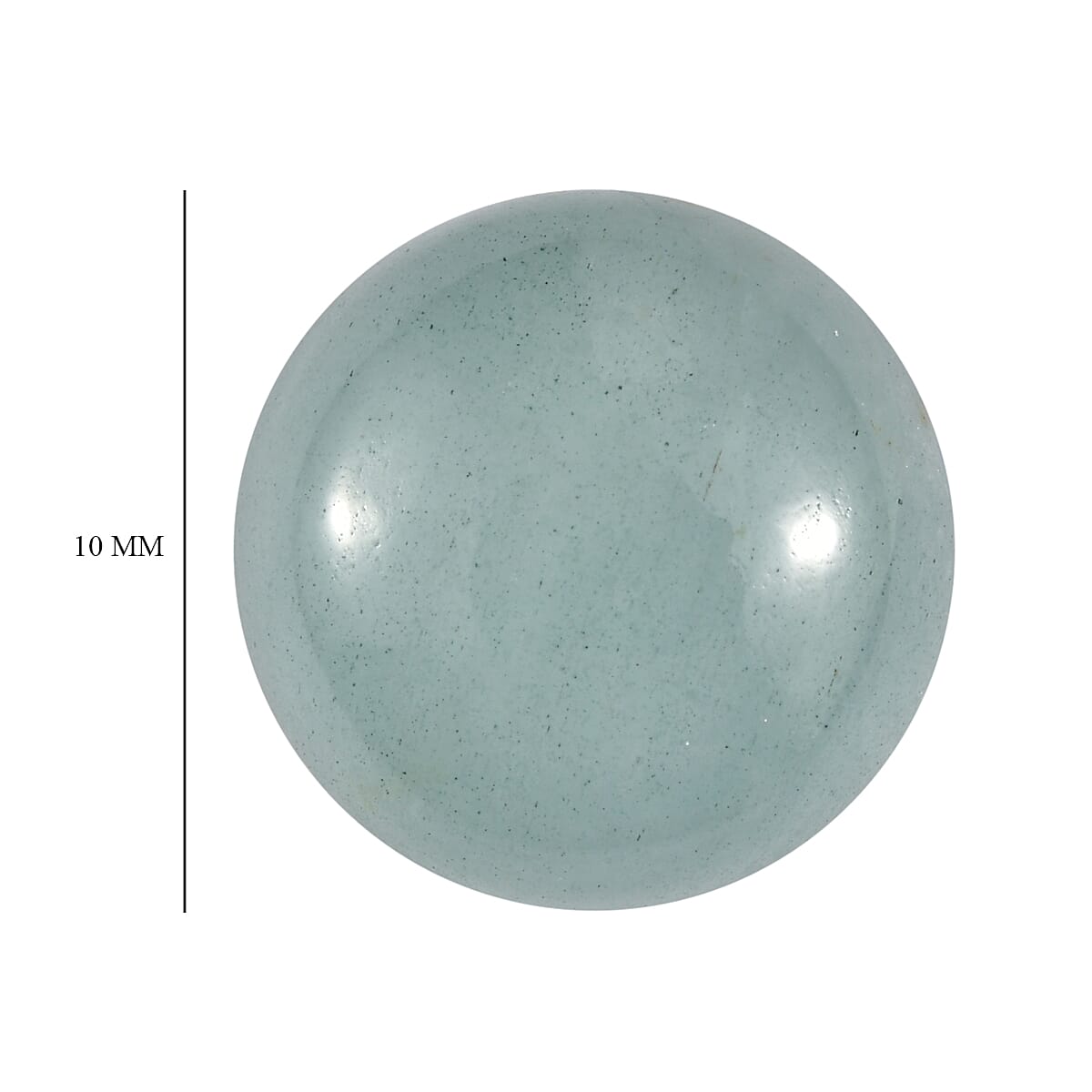 AA Milky Aquamarine (Rnd 10 mm) 3.04 ctw