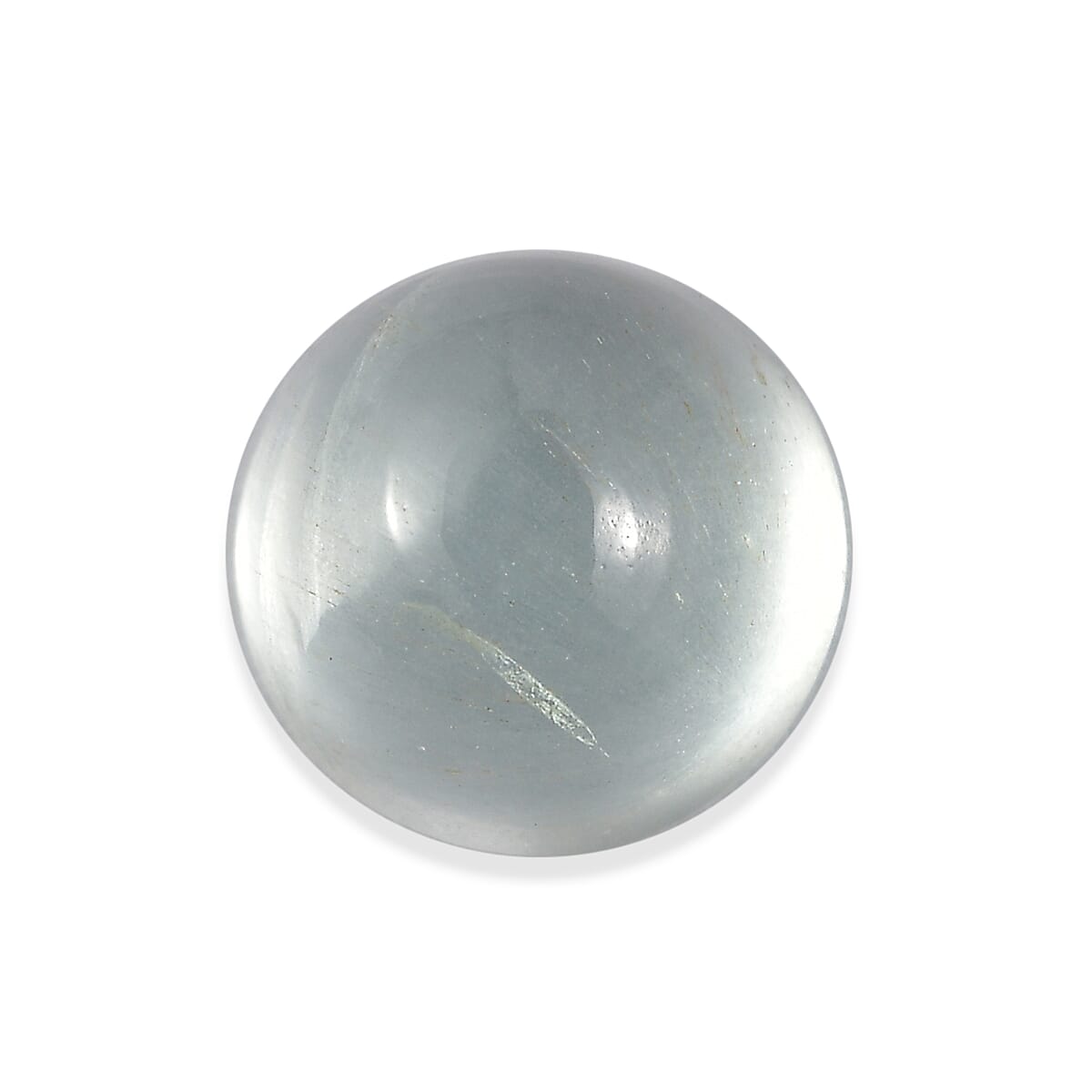 Milky Aquamarine (Rnd 6 mm) 0.81 ctw