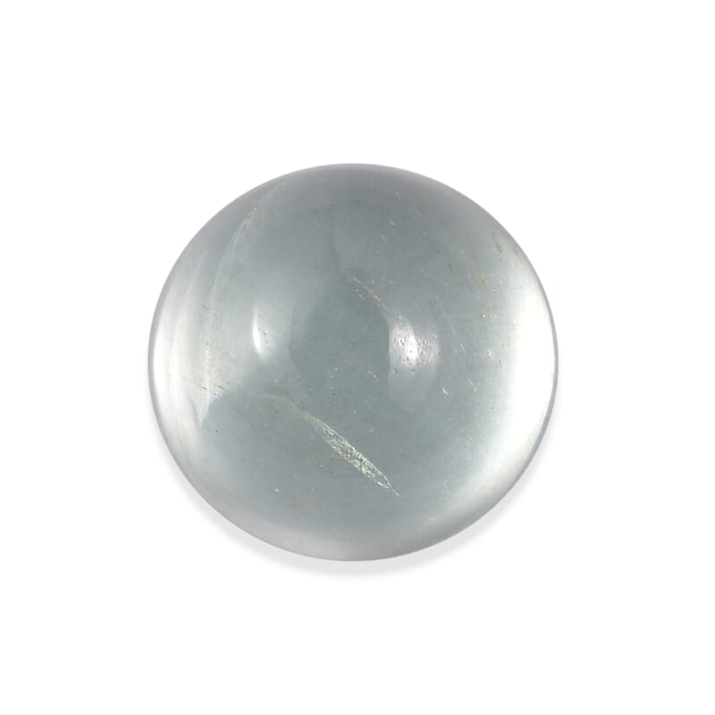 Milky Aquamarine (Rnd 6 mm) 0.81 ctw