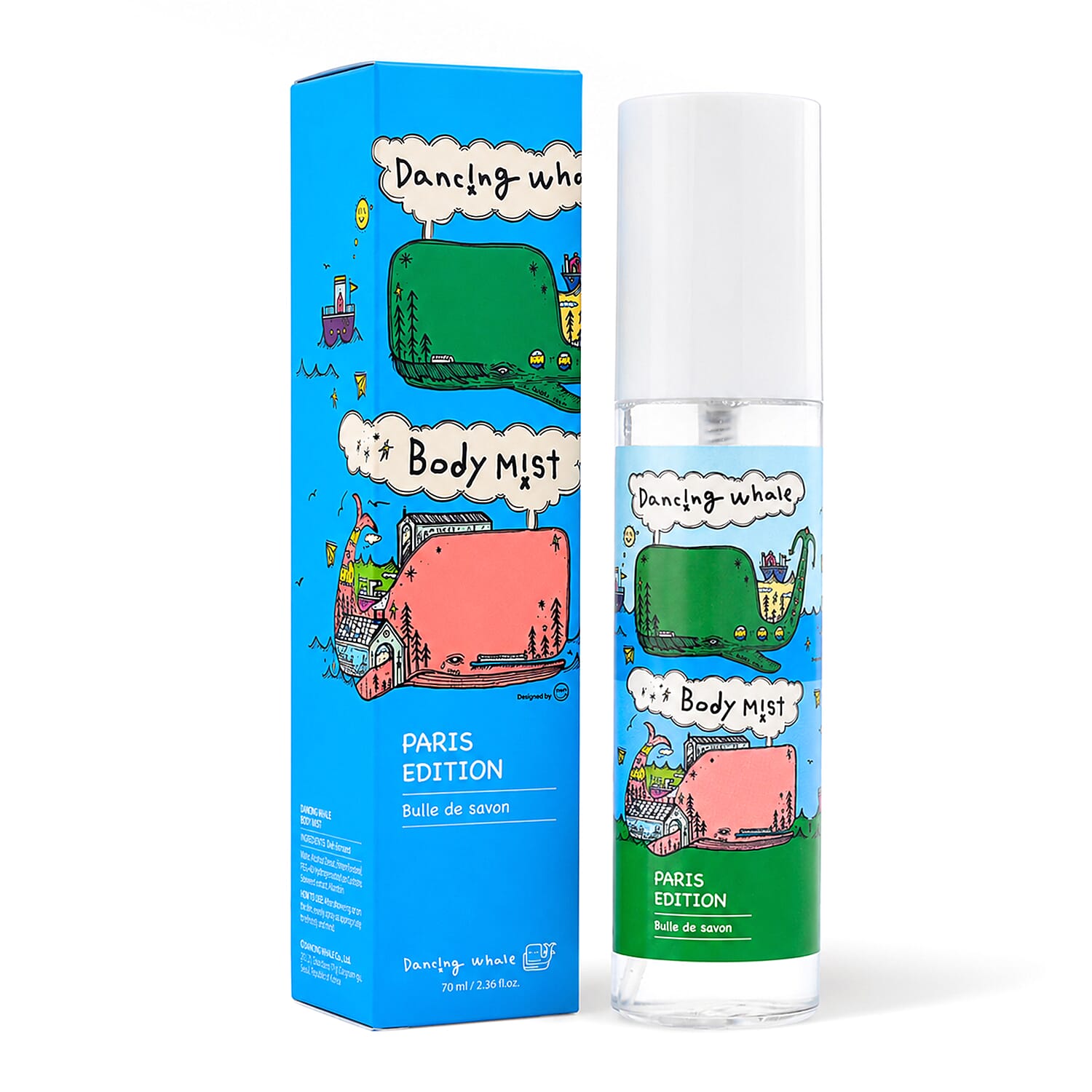 Dancing Whale Body Mist - Bulle de Savon