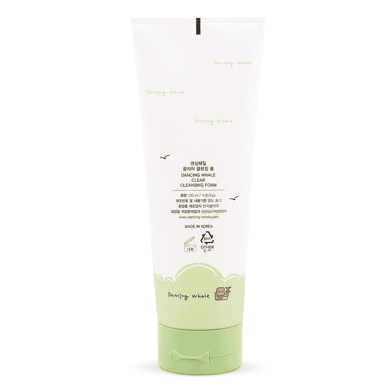 Dancing Whale Clean Cleansing Foam 120ml