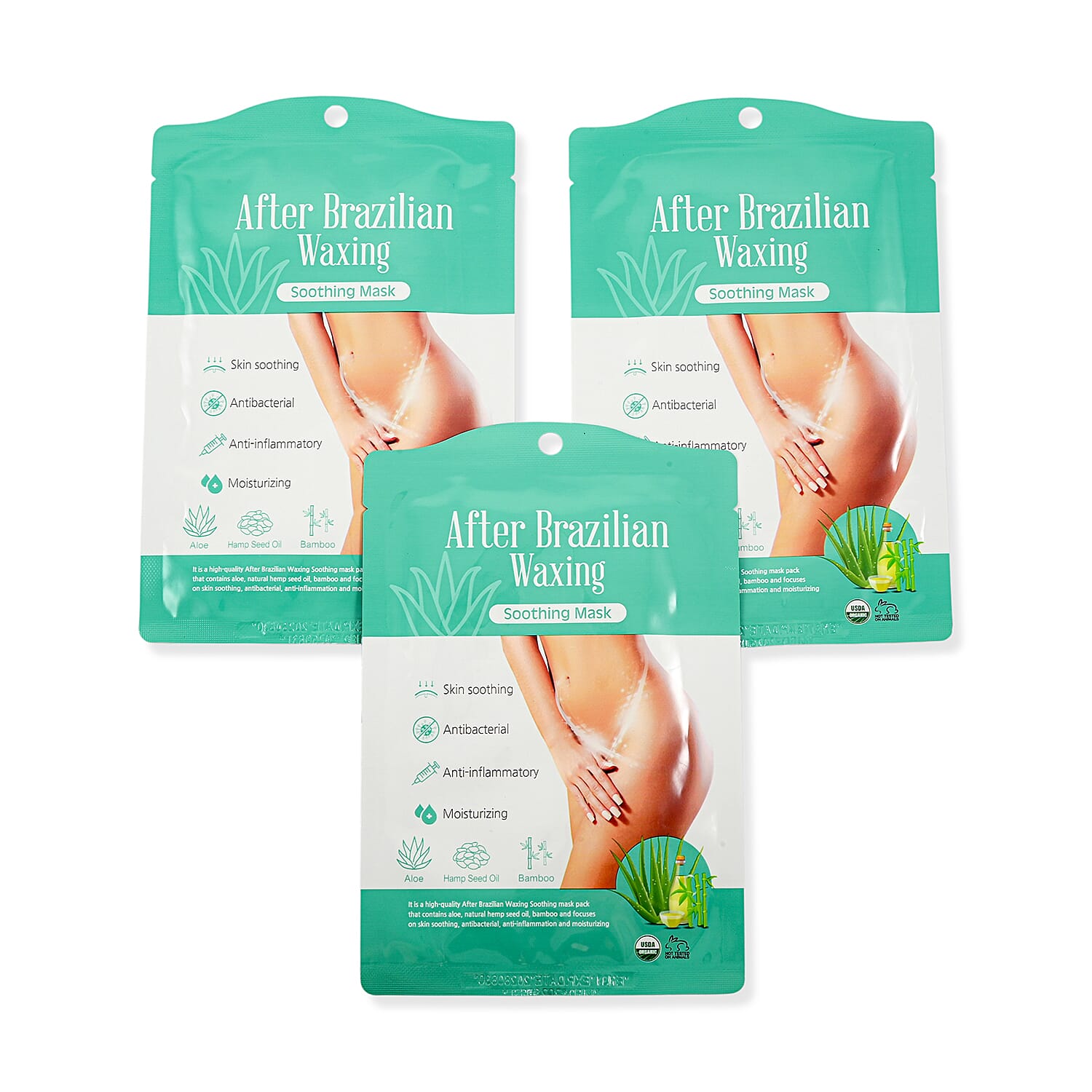 After Brazilian Wax Mask 3pcs Set