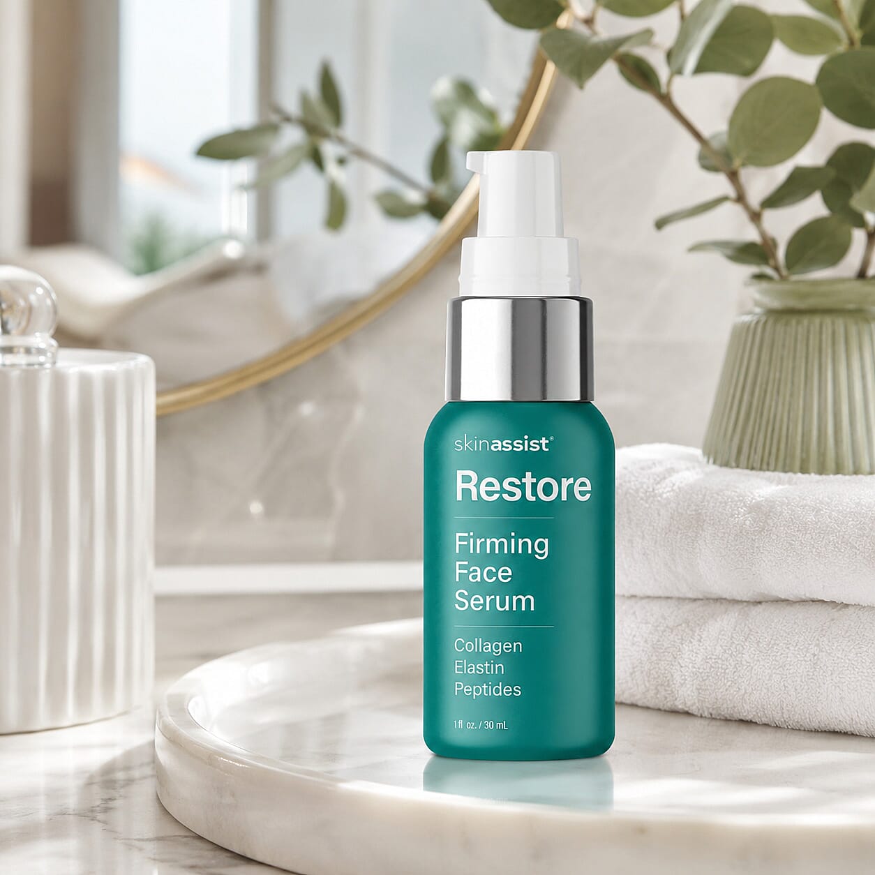 Skinassist Restore Firming Face Serum with Collagen Elastin Peptides (1oz) (Ships in 3-5 Days)
