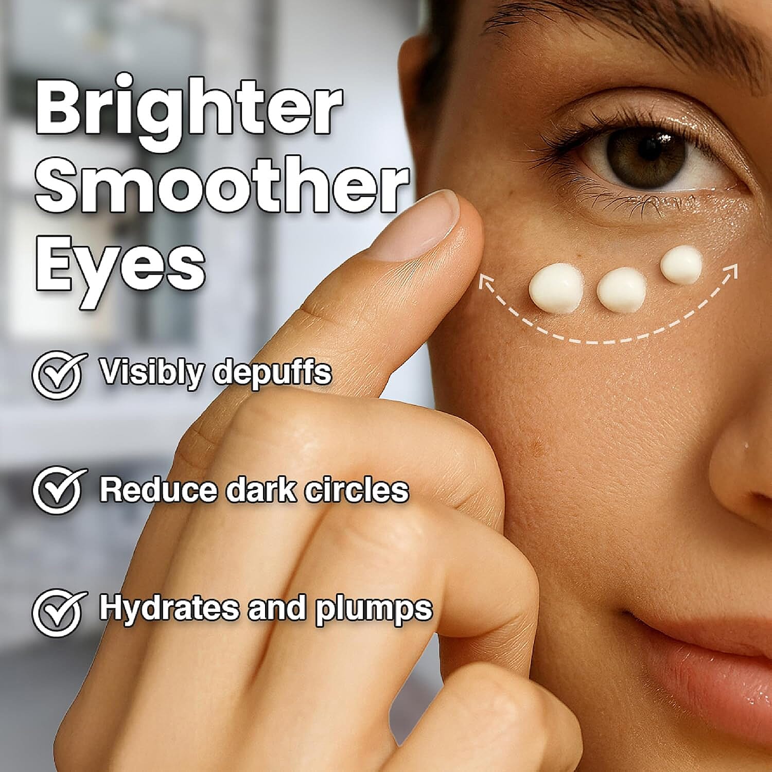Skinassist Smooth Eye Renewal Cream with Peptides & Caffeine (0.5oz)