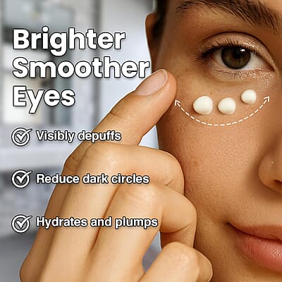 Skinassist Smooth Eye Renewal Cream with Peptides & Caffeine (0.5oz)