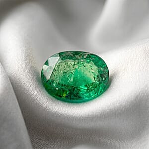 Certified and Appraised AAAA Kagem Zambian Emerald (Ovl Free Size) 2.00 ctw