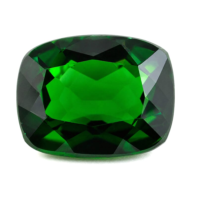 AAAA Chrome Diopside (Cush 9x7 mm) 2.00 ctw