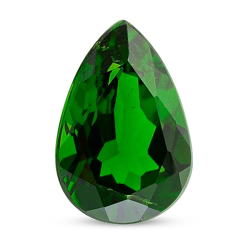 AAAA Chrome Diopside (Pear 10x8 mm) 2.00 ctw